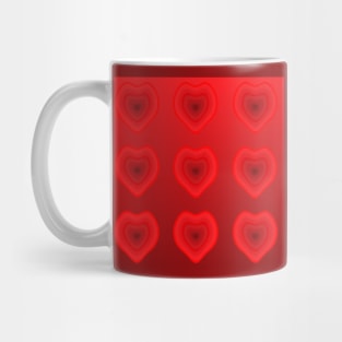 Red Hearts Mug